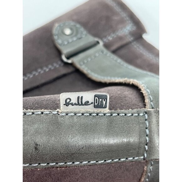 Bulle Dry Womens Gray Leather‎ Suede Knee-High Boots Shearling - Picture 5 of 9